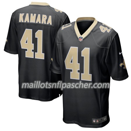 Maillot New Orleans Saints Alvin Kamara 41 Nike Noir - Homme